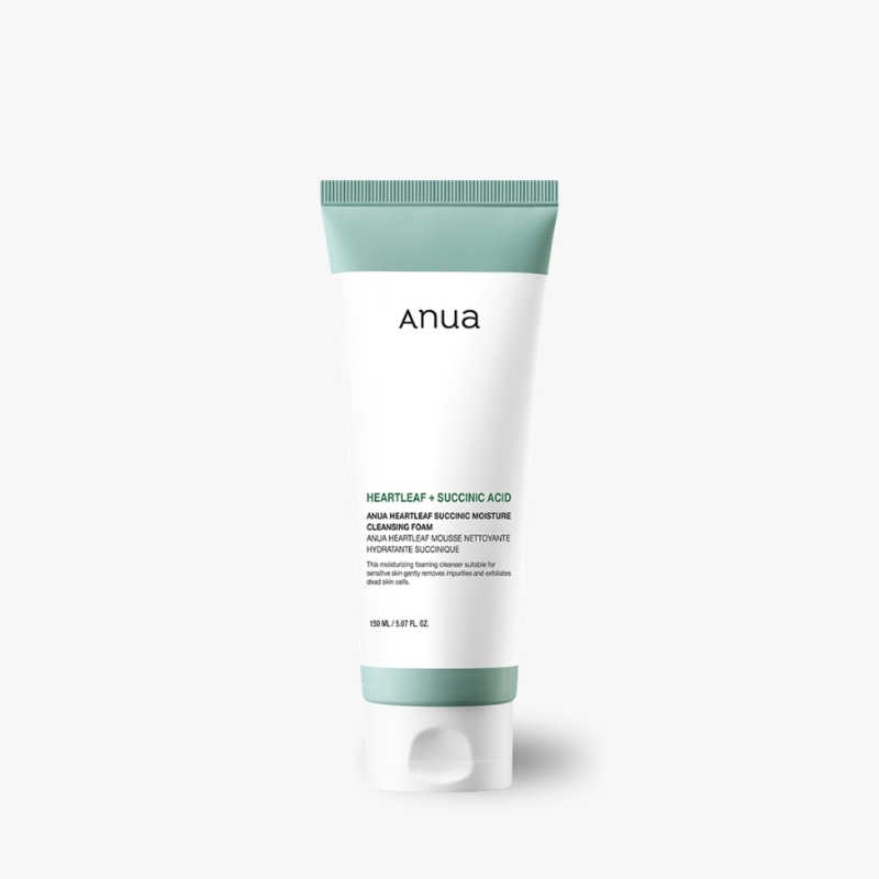 Anua - Heartleaf Succinic Moisture Cleansing Foam 150ml