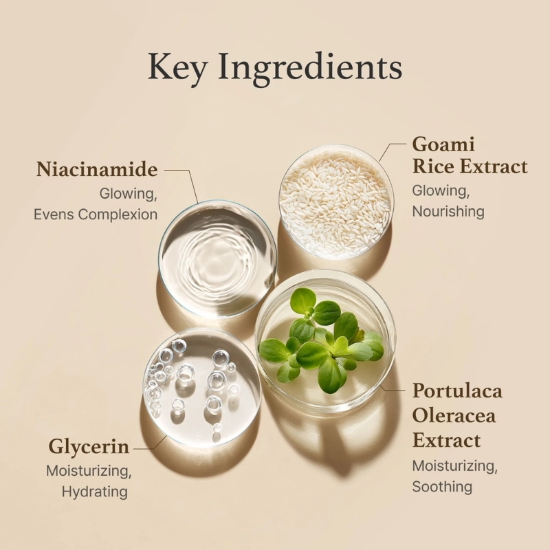 I'm from Rice Toner, 77.78% Rice Extract from Korea, Glow Essence with Niacinamide, Hydrating for Dry Skin, Vegan, Alcohol Free, Fragrance Free cyprus korean cosmetics