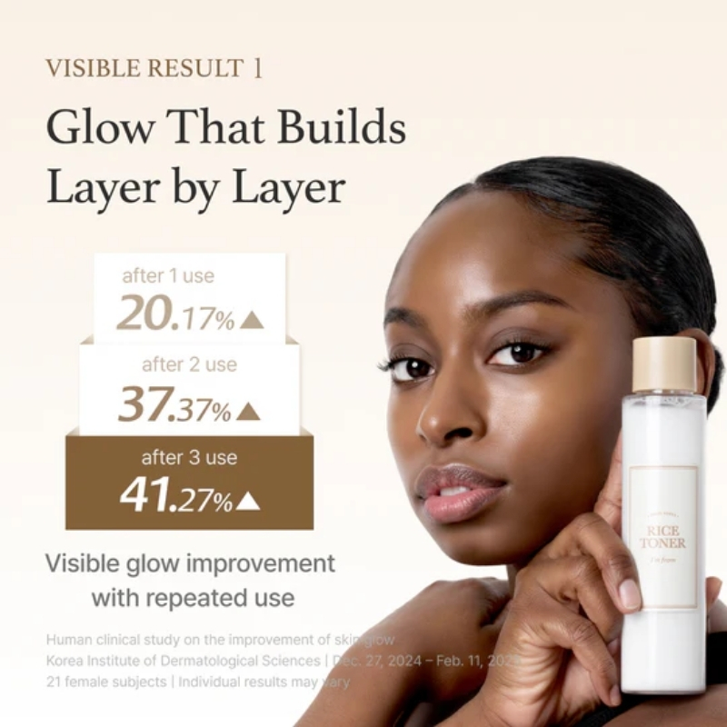 I'm from Rice Toner, 77.78% Rice Extract from Korea, Glow Essence with Niacinamide, Hydrating for Dry Skin, Vegan, Alcohol Free, Fragrance Free cyprus korean cosmetics