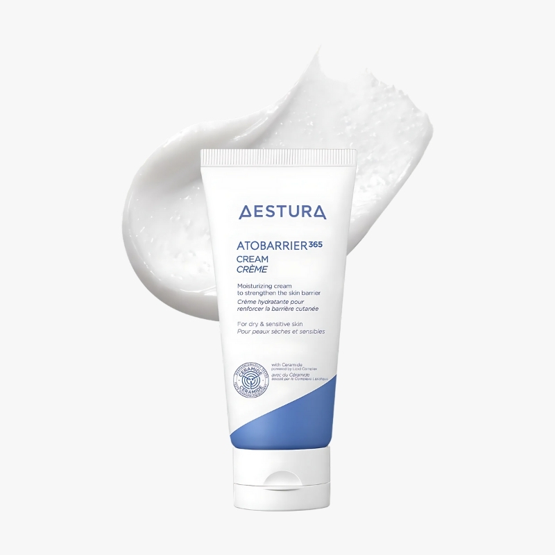 AESTURA ATOBARRIER365 Cream with Ceramides, Korean Face Moisturizer for Barrier Repair | 120H lasting Hydration, Ceramide Capsules, Dry & Sensitive Skin, Non-comedogenic 80ML