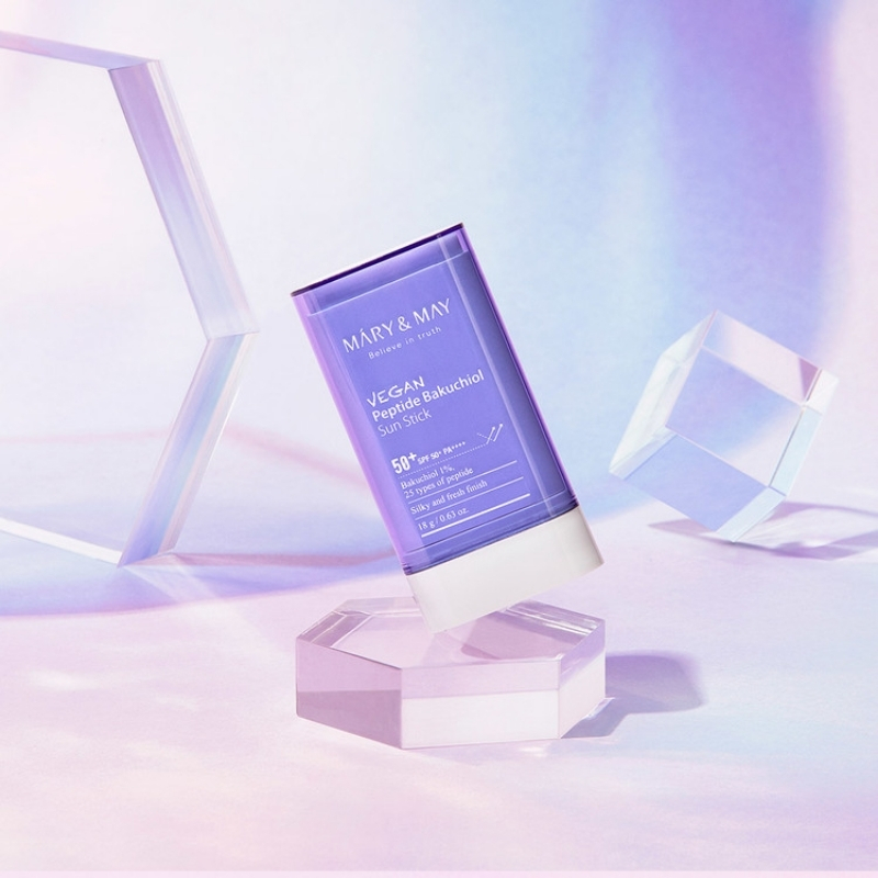 Mary & May - Vegan Peptide Bakuchiol Sun Stick SPF50+ PA++++ 18g - Image 8