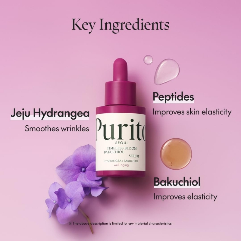 Purito Seoul - Timeless Bloom Bakuchiol Serum 30ml - Image 3