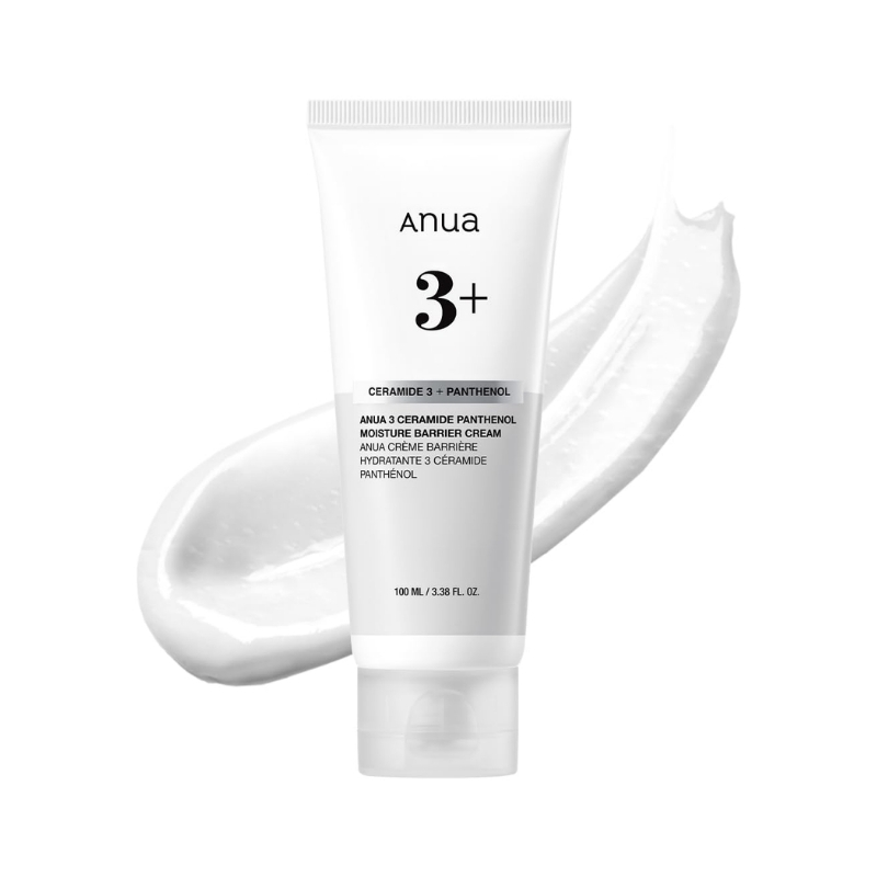 ANUA 3 Ceramide Panthenol Moisture Barrier Cream, Hydrating Face Moisturizer for Normal Skin, Panthenol, Ceramide, Centella for Skin Barrier Non Comedogenic, Korean Skincare