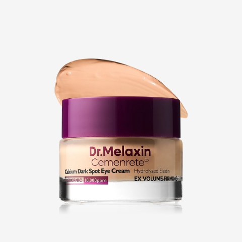 Dr Melaxin Cemenrete Calcium Dark Spot Eye Cream Patented ingredients of Ribornic, improve lifting the droopy eyes - Dual function s with whitening and improvement - 0.00 no stimuli proved by the test applied to the human body