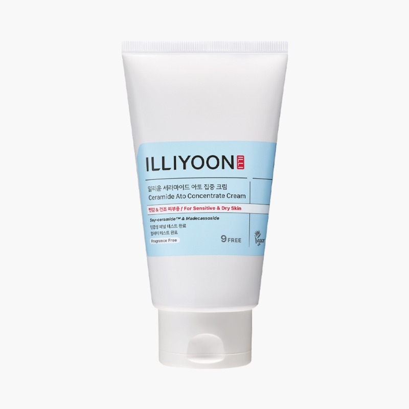 Illiyoon Ceramide Ato Concentrate Cream | Moisturizer for Dry & Sensitive Skin, 100hr Lasting Hydration, For Face & Body, Gentle for Infants, Moisture Barrier Repair, Vegan Certified