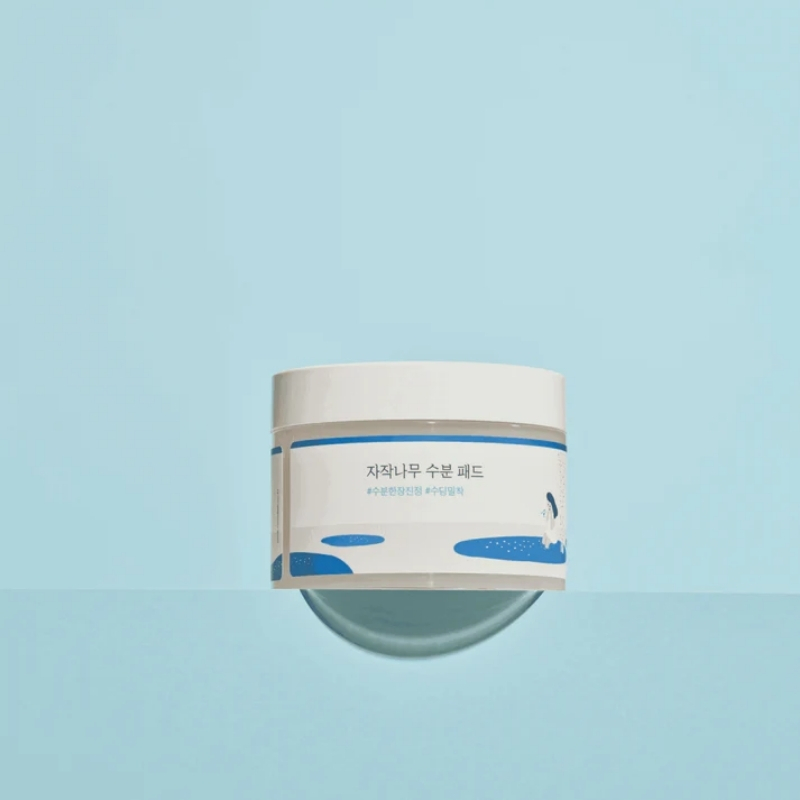 ROUND LAB Birch Juice Moisturizing Pad 80pcs, Hydrating and Soothing Facial Pads, Triple-Layer Toner Pads with Birch Sap and Hyaluronic Acid, Cooling for Sensitive Skin, Non-Sticky, Korean Skin Care