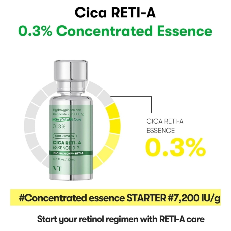 VT COSMETICS CICA RETI-A ESSENCE 0.3 30ml