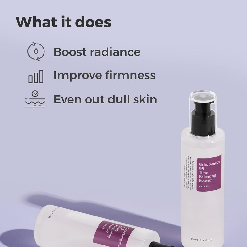 COSRX Galactomyces 95 Tone Balancing Toner, 100ml / 3.38 fl.oz, Moisturizing, Skin Soothing, Contains 95% Galactomyces Ferment Filtrate, For All Skin Types, Korean Skin Care