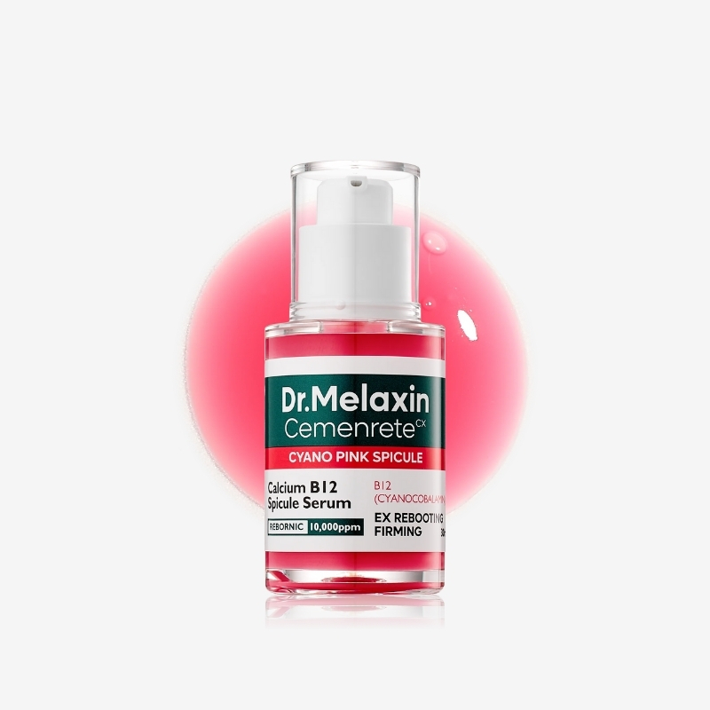 Dr melaxin Cemenrete Cyano Pink Spicule Serum with Calcium, pore tightening refines pores tightening serum korean cosmetic cyprus limassol