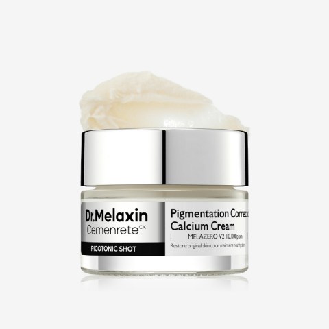 Dr melaxin Cemenrete Picotonic Shot Calcium cream for Even Skin Tone & Skin Clarity korean cosmetic cyprus anti age wrinkles and pigmentation creams