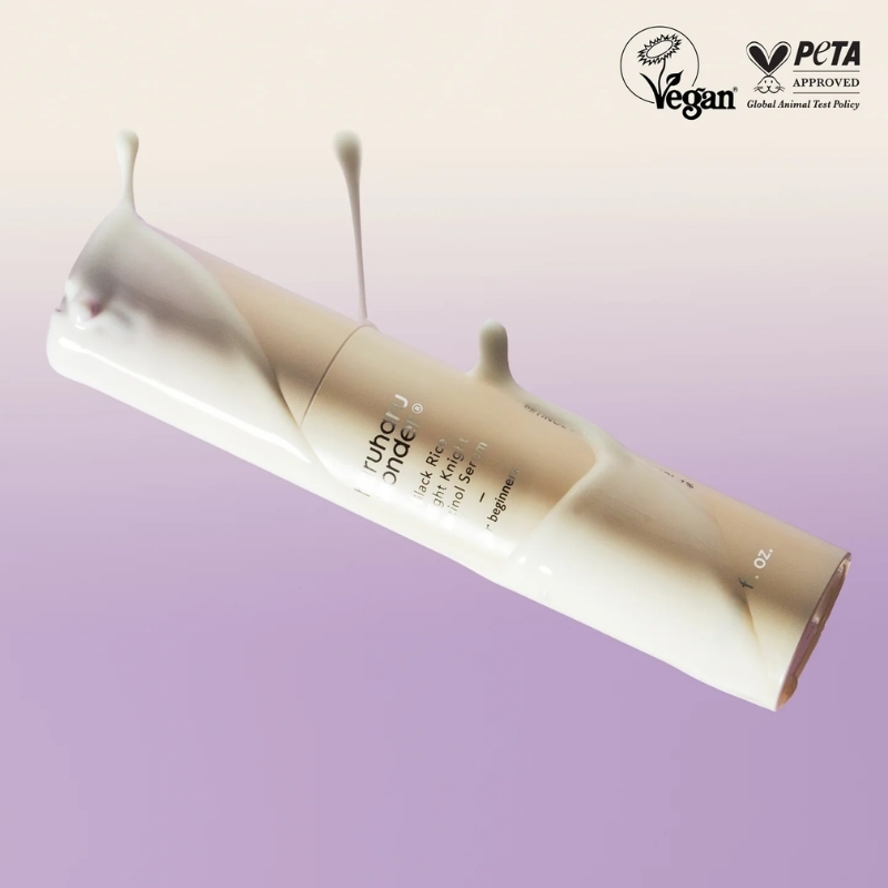 haruharu wonder Black Rice Night Knight Retinol Serum, Refining & Smoothing, Firms Skin, Reduces Fine Lines, Hydrating Formula, korean serums Cyprus