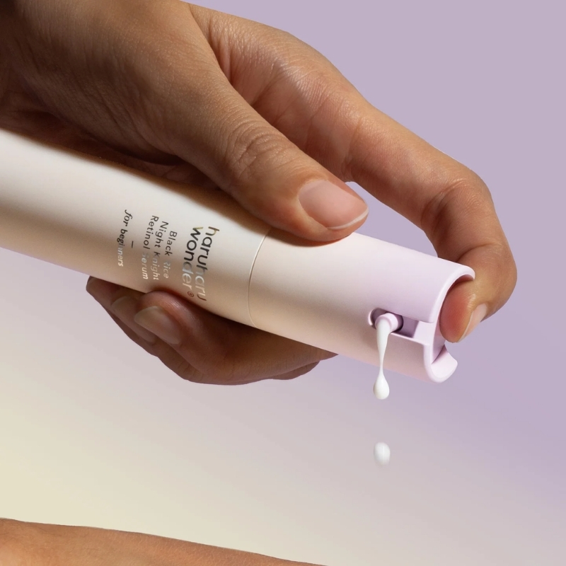 haruharu wonder Black Rice Night Knight Retinol Serum, Refining & Smoothing, Firms Skin, Reduces Fine Lines, Hydrating Formula, korean serums Cyprus