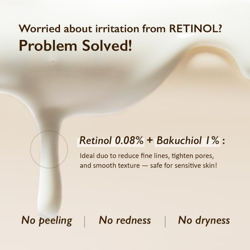 haruharu wonder Black Rice Night Knight Retinol Serum, Refining & Smoothing, Firms Skin, Reduces Fine Lines, Hydrating Formula, korean serums Cyprus