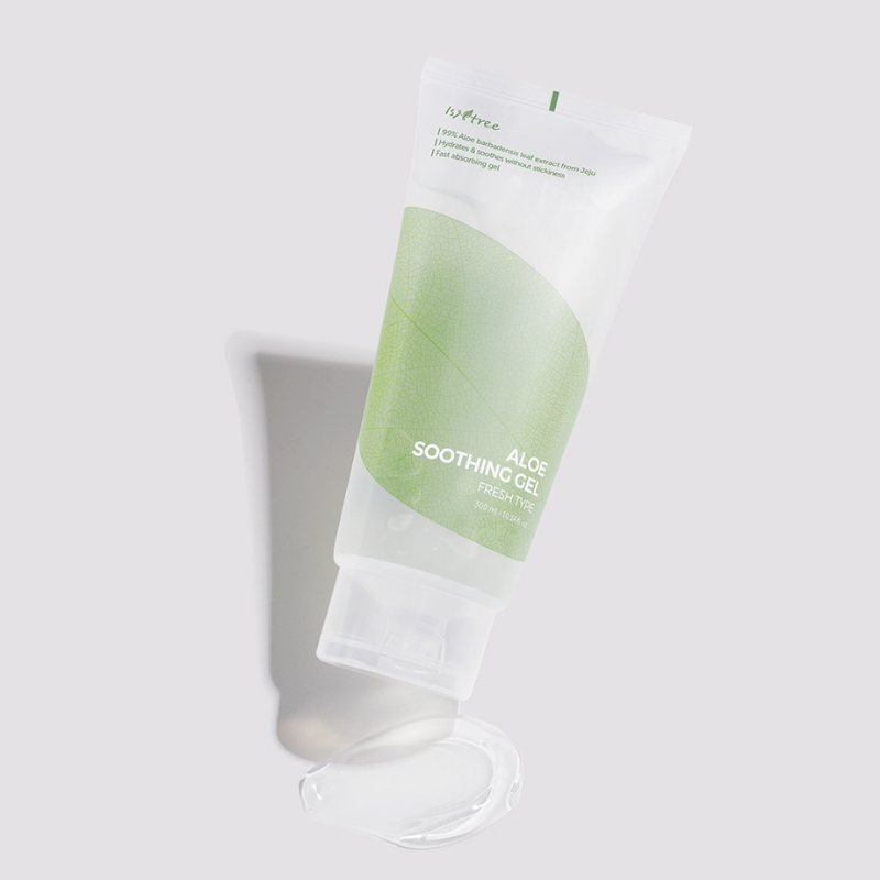 IsNtree Aloe Soothing Gel – 99% Jeju Aloe Vera for Face & Body | Lightweight Gel for Sensitive, Sun-Exposed, or Irritated Skin | 300ml, Fragrance-Free, Made in Korea Cosmetics