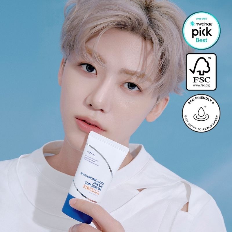 Isntree Hyaluronic Acid Fresh Sun Serum 50ml, Korean Sunscreens Cyprus