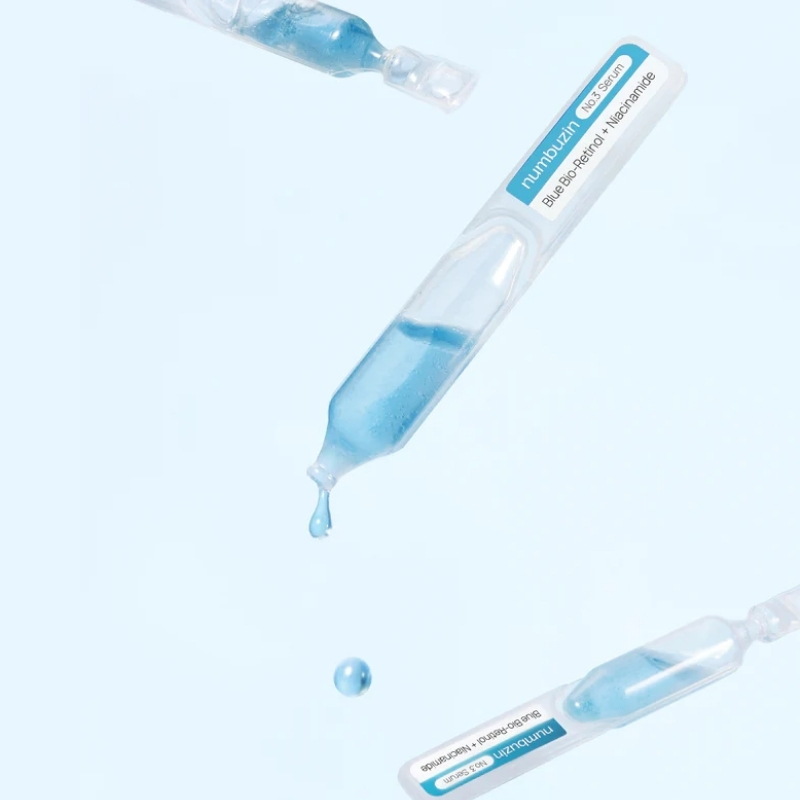 Numbuzin No.3 Blue Bio-Retinol Pore Refining Serum Mini Kit (1.3ml*10EA), Numbuzin Cyprus