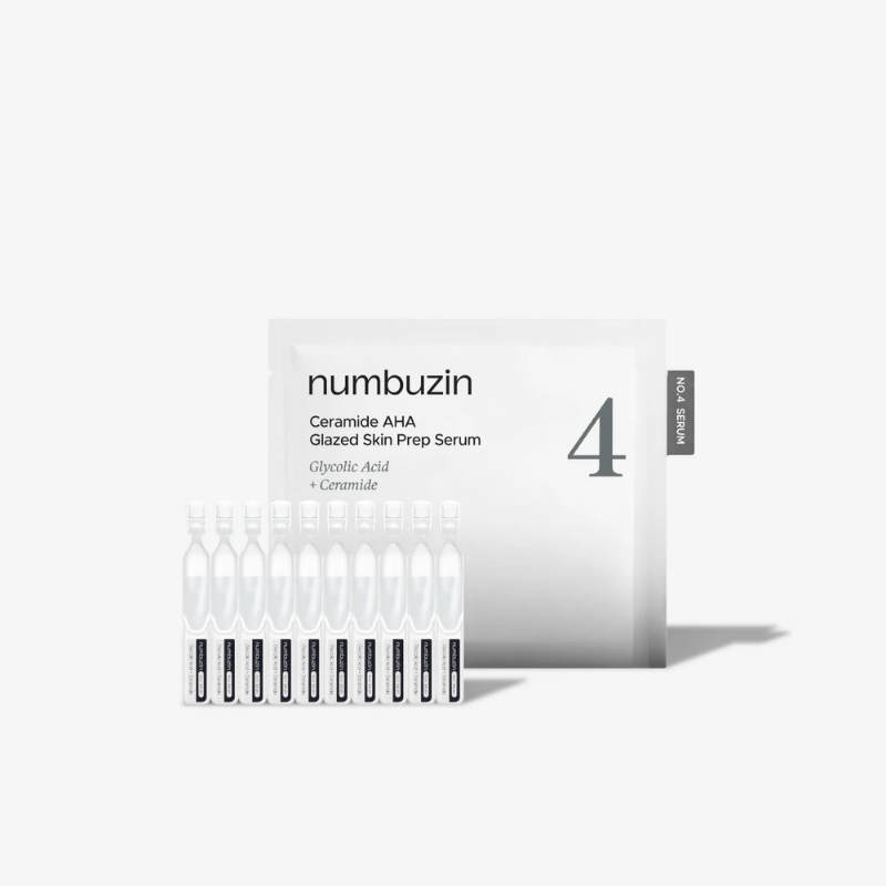 Numbuzin No.4 Ceramide AHA Glazed Skin Prep Serum Mini Kit (1.3ml*10EA), Numbuzin Cyprus
