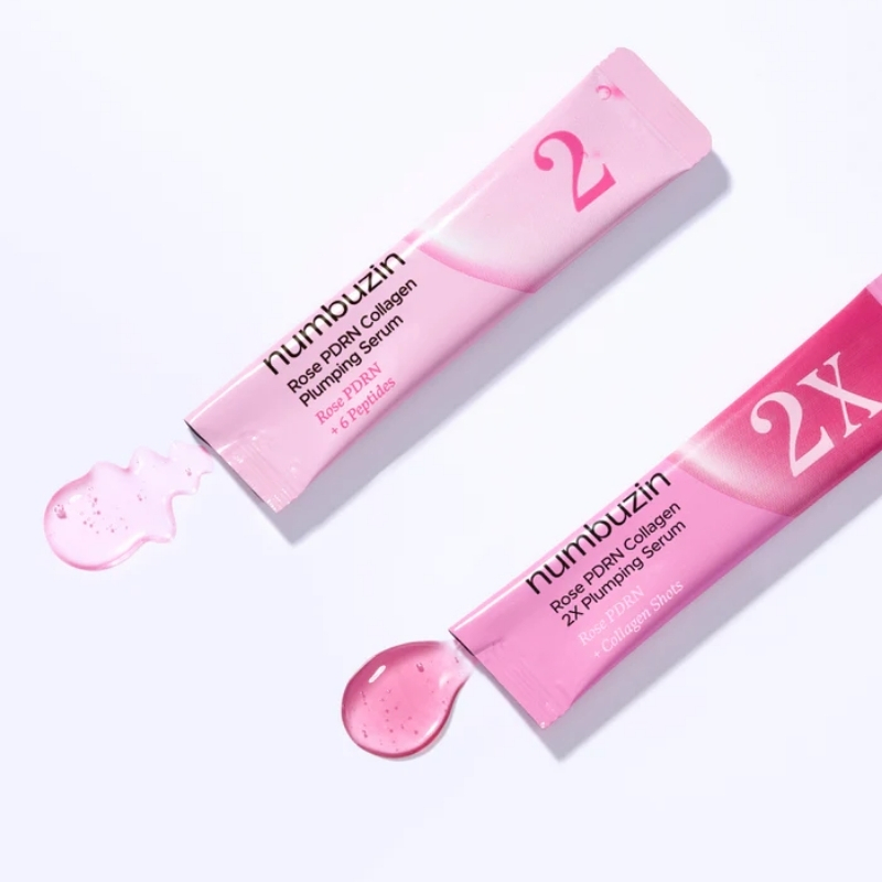Numbuzin No.2 & 2X Rose PDRN Collagen Plumping Serum Mini Kit (10EA), Numbuzin Cyprus