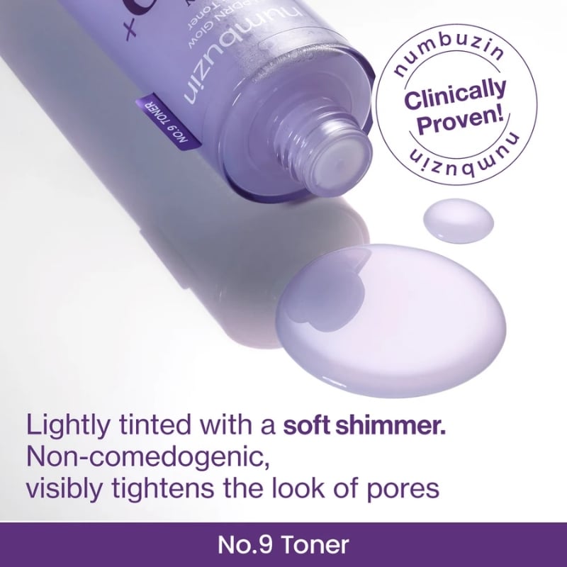 numbuzin No.9 Toner | NAD+ PDRN Glow Boosting Toner | Glowing, Firming, Hydrating, Elasticity, Wrinkles, Fine Lines, Korean Skincare | Salmon PDRN, Peptides, NAD | Essence for Dry Skin, No.9 NAD+ PDRN Glow Boosting Toner 150ml, Numbuzin Cyprus