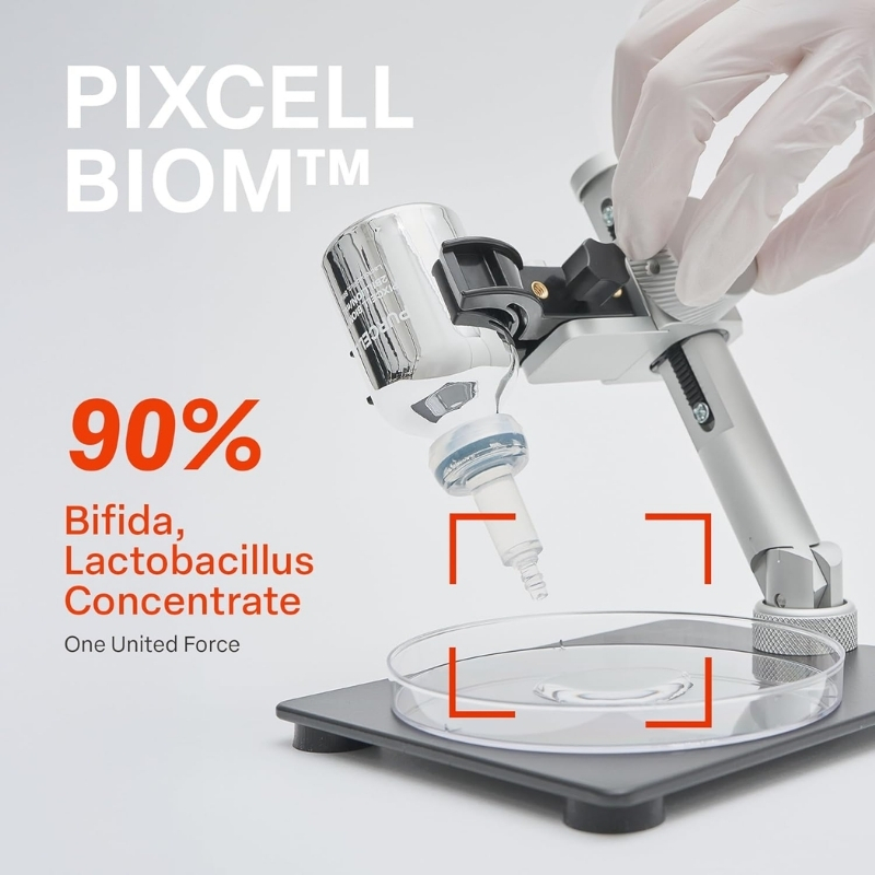 Purcell Pixcell Biom 2B/mL - Restores Skin Barrier with Bifida, Lactobacillus Ferment Lysate, Korean Probiotic Drops for acne prone skin and sensitive skin 30ml