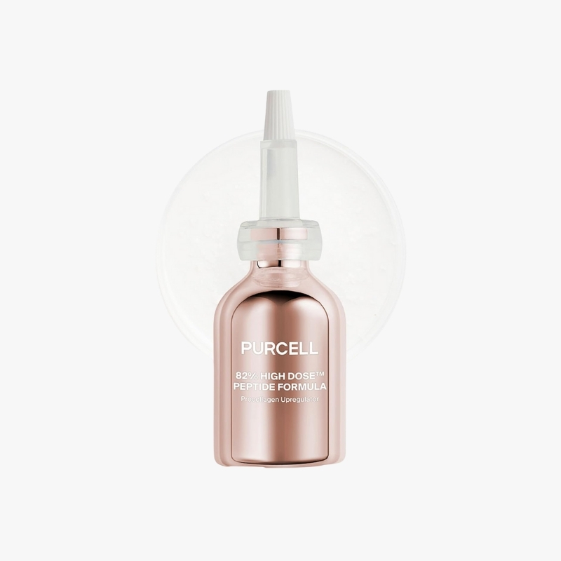 Purcell 82% High Dose Peptide Formula - Serum with Multicollagen, Peptide for Firmer and Youthful Skin, Light and Gentle Formula, Anti-Aging