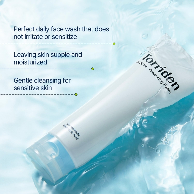 Torriden Dive In Low Molecular Hyaluronic Acid Cleansing Foam 150ml Cyprus