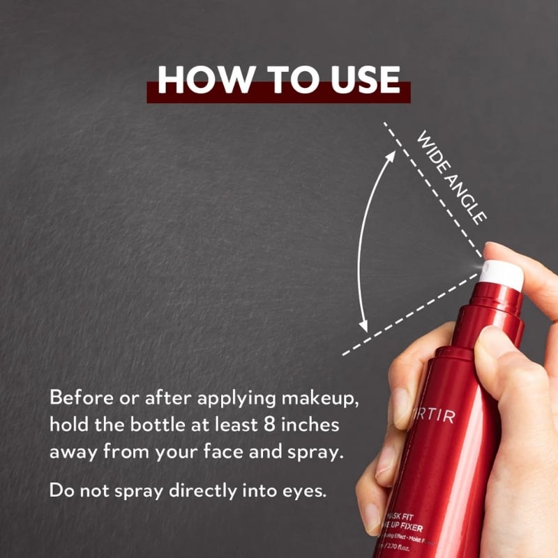 TIRTIR Mask Fit Make-up Fixer, 24H Long Lasting Makeup Finishing Setting Spray, Lightweight and Non-greasy, Tirtir Cyprus