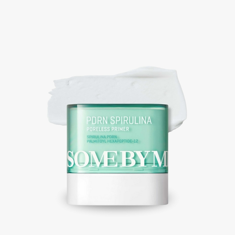 SOME BY MI PDRN Spirulina Poreless Primer – 0.35oz, 10g – Korean Vegan Primer Stick for Face Before Makeup – Blurs Pores, Controls Sebum and Balances Moisture with Marine Extracts – Korean Skin Care