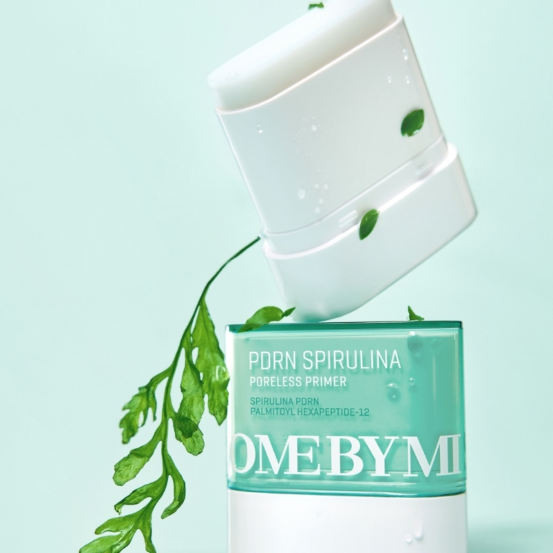 SOME BY MI PDRN Spirulina Poreless Primer – 0.35oz, 10g – Korean Vegan Primer Stick for Face Before Makeup – Blurs Pores, Controls Sebum and Balances Moisture with Marine Extracts – Korean Skin Care