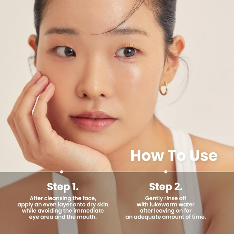 AXIS-Y New Skin Resolution Gel Mask Mugwort with 2% Niacinamide - Spot Treatment for Face, Barrier Repair & Brightening - Vegan Korean Skin Care Face Mask - 100ml