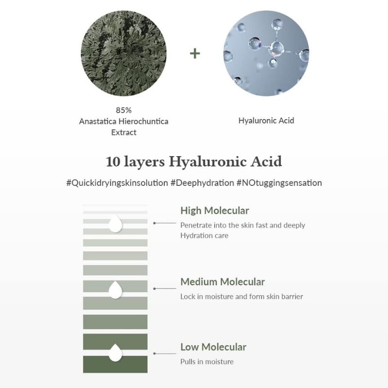 Dr. althea Anastatica Skin Conditioning Toner & CICA Skin Calming Toner - 85%, Hydrating, Lightweight, Vegan (Rose of Jericho)