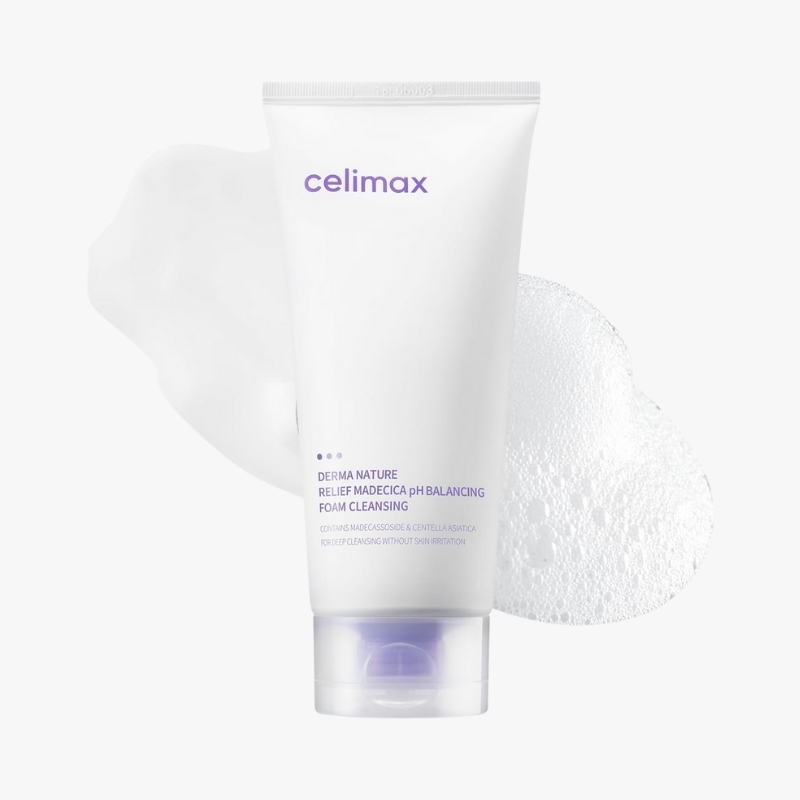 celimax Derma Nature Relief Madecica pH Balancing Foam Cleansing 150ml