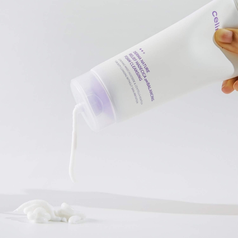celimax Derma Nature Relief Madecica pH Balancing Foam Cleansing 150ml