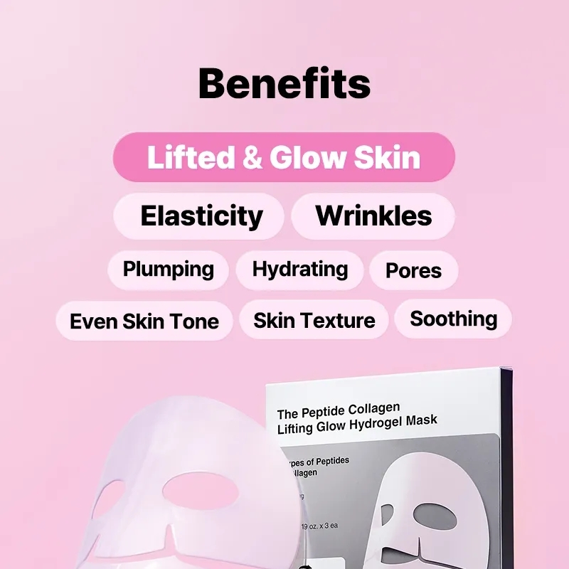 COSRX - The Peptide Collagen Lifting Glow Hydrogel Mask