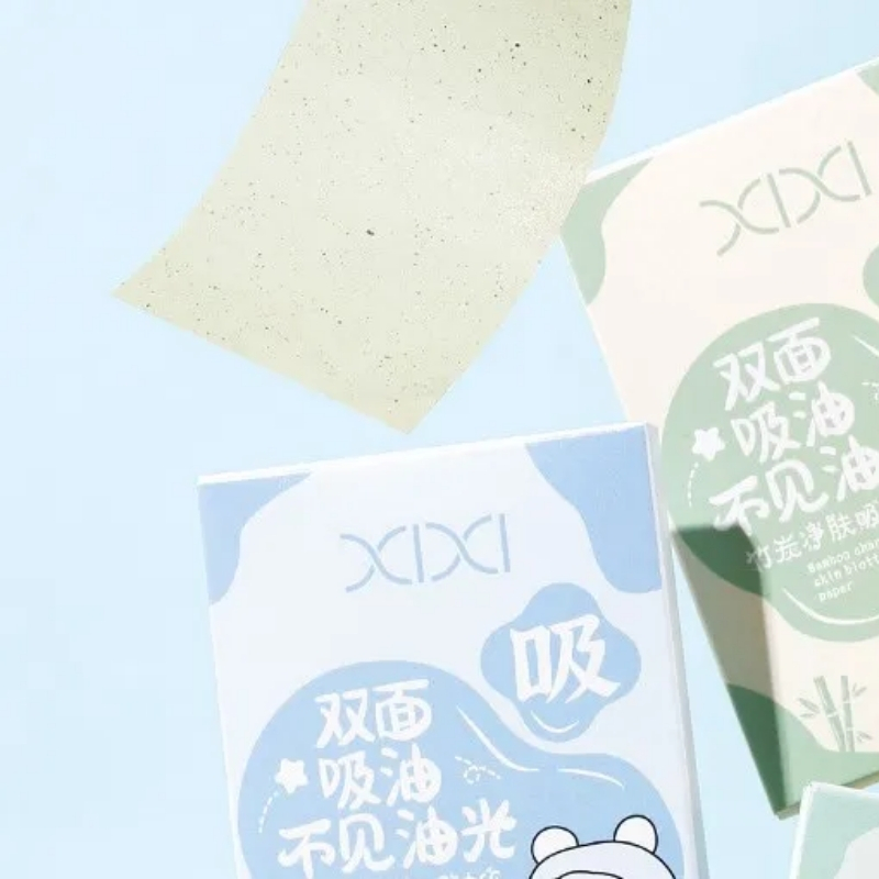 xixi - Fresh Oil Blotting Paper - Levender (100pcs) - Image 4