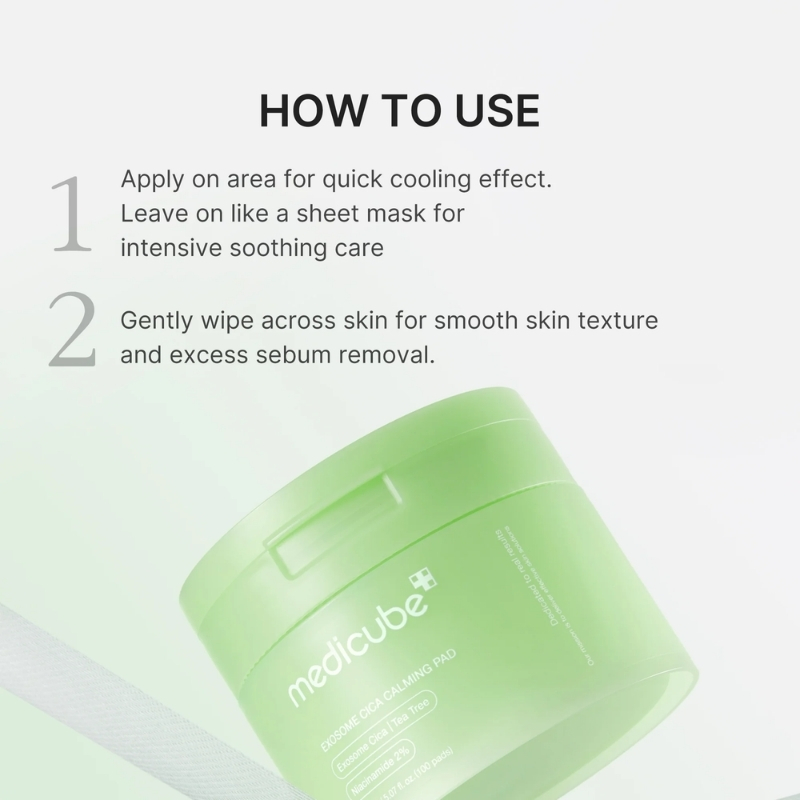 Medicube - Exosome Cica Calming Toner Pads 70pcs - Image 4