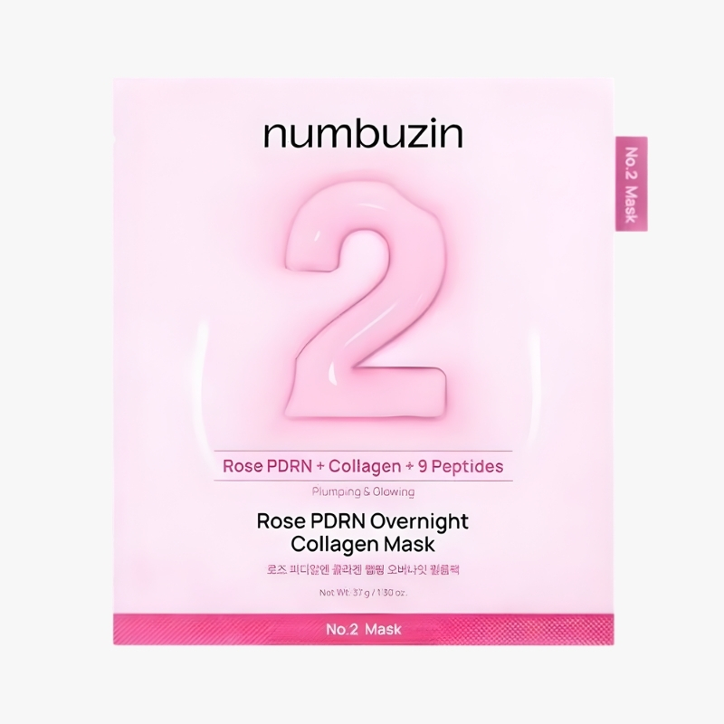 Numbuzin - No.2 Rose PDRN Collagen Plumping Sheet Mask