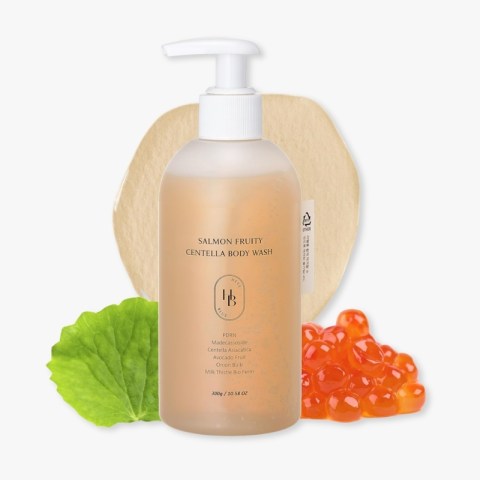 Salmon Fruity Centella Body Wash 300ml