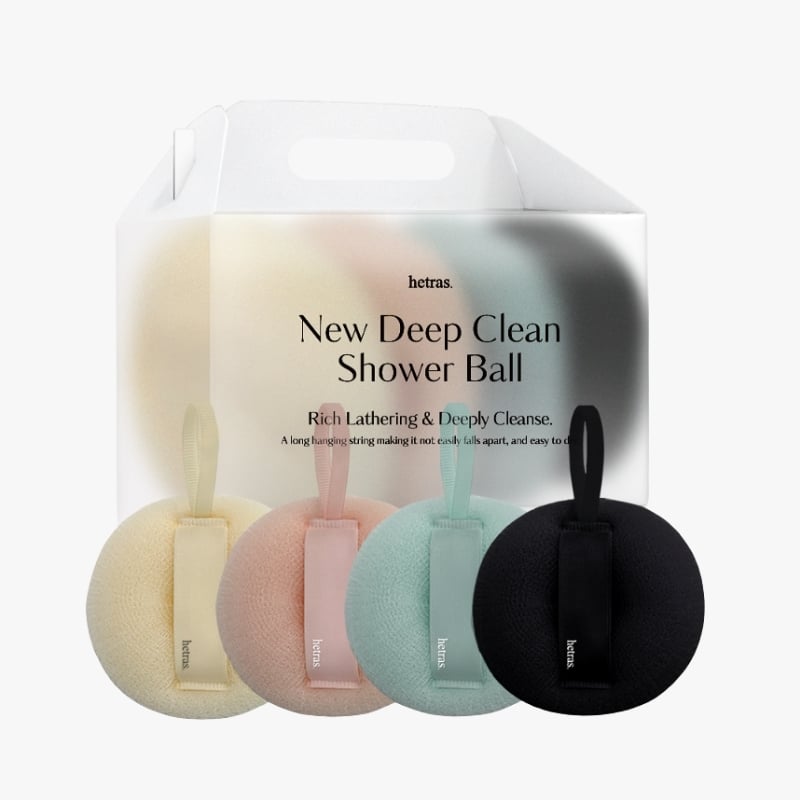 Hetras - New Deep Clean Shower Ball (4ea)