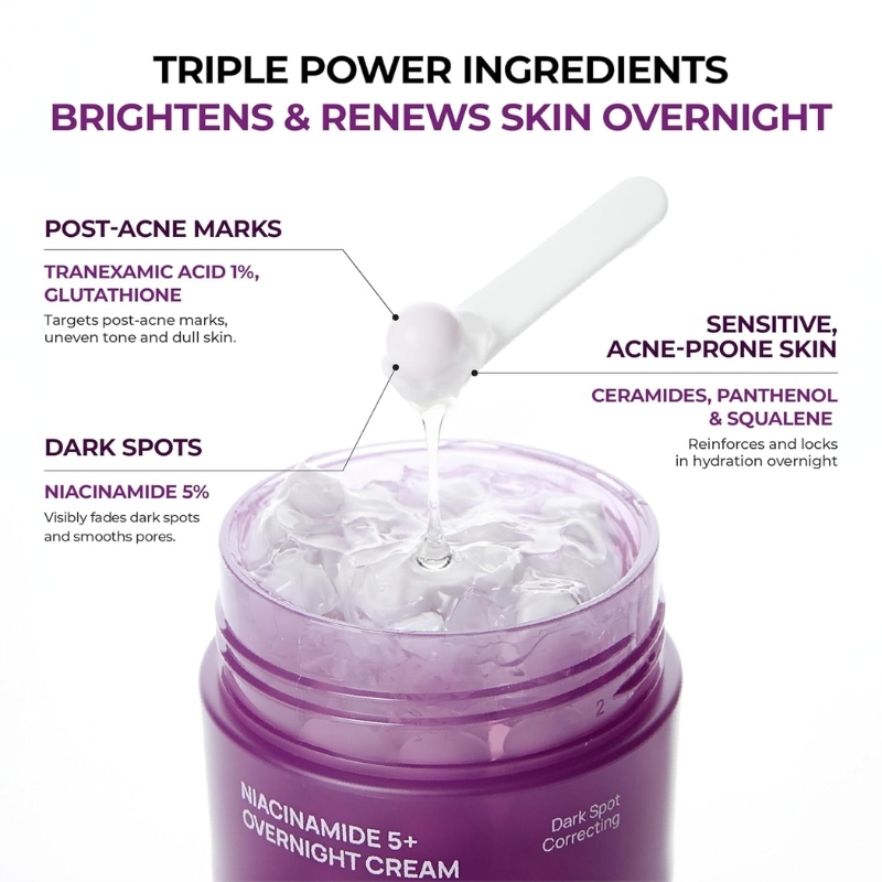 Jumiso - Niacinamide 5+ Overnight Cream 50ml - Image 3