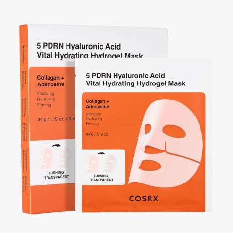 5 PDRN Hyaluronic Acid Vital Hydrating Hydrogel Mask (3EA)