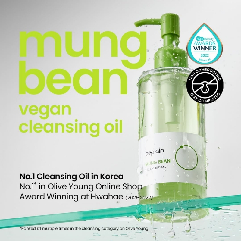 beplain - Mung Bean Cleansing Oil (200ml) - Image 2