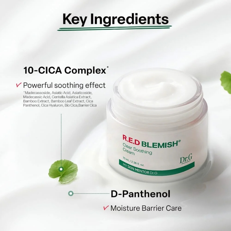 R.E.D Blemish Clear Soothing Cream (70ml) - Image 8