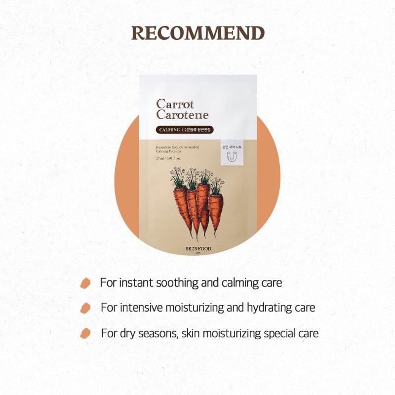 Skinfood - Carrot Carotene Mask (1EA) - Image 5