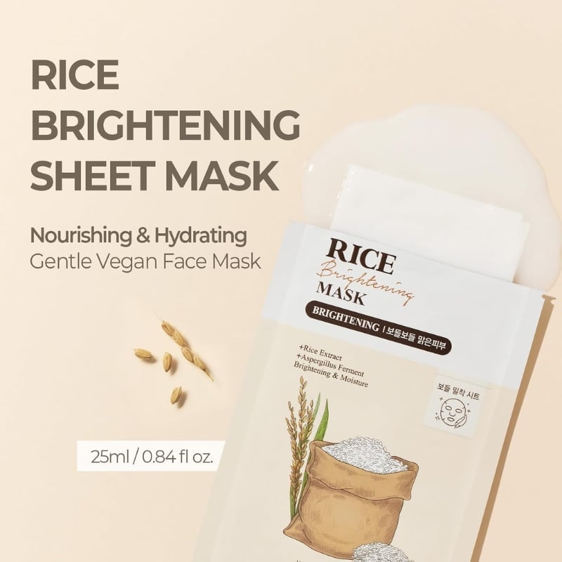 Skinfood - Rice Brightening Daily Mask (1EA) - Image 2