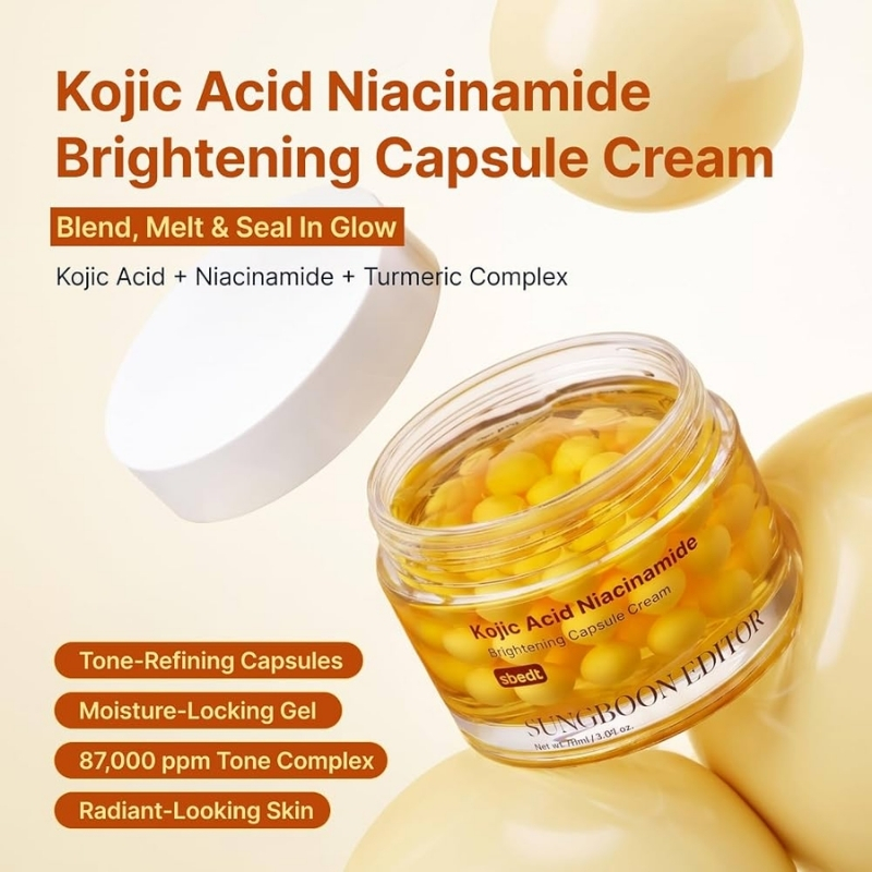 Sungboon Editor - Kojic Acid Niacinamide Brightening Capsule Cream (50ml) - Image 2