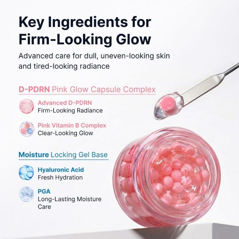 Sungboon Editor - PDRN Pink Vitamin Glow Boosting Capsule Cream (50ml) - Image 7
