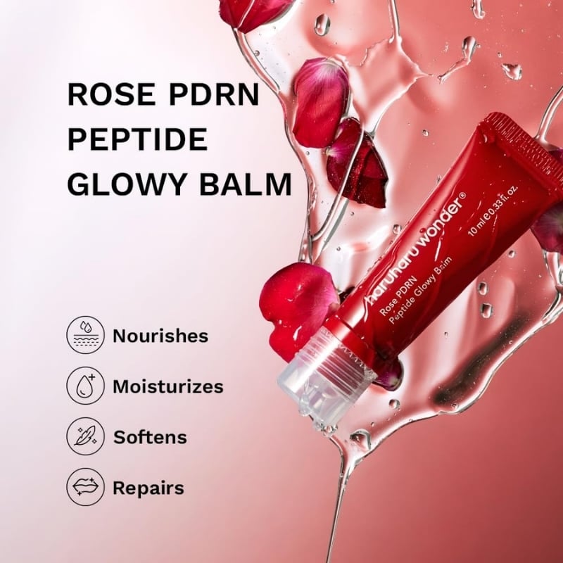 haruharu Wonder - Rose PDRN Peptide Glowy Balm (10ml) - Image 4