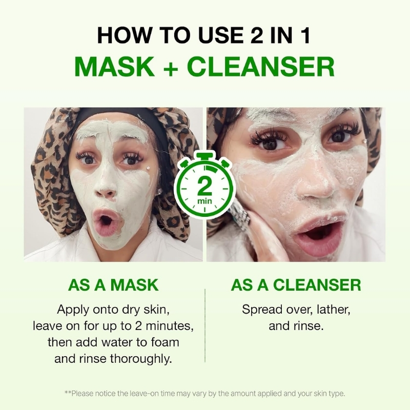 Green Tomato Clay Mask Cleanser (120ml) - Image 5