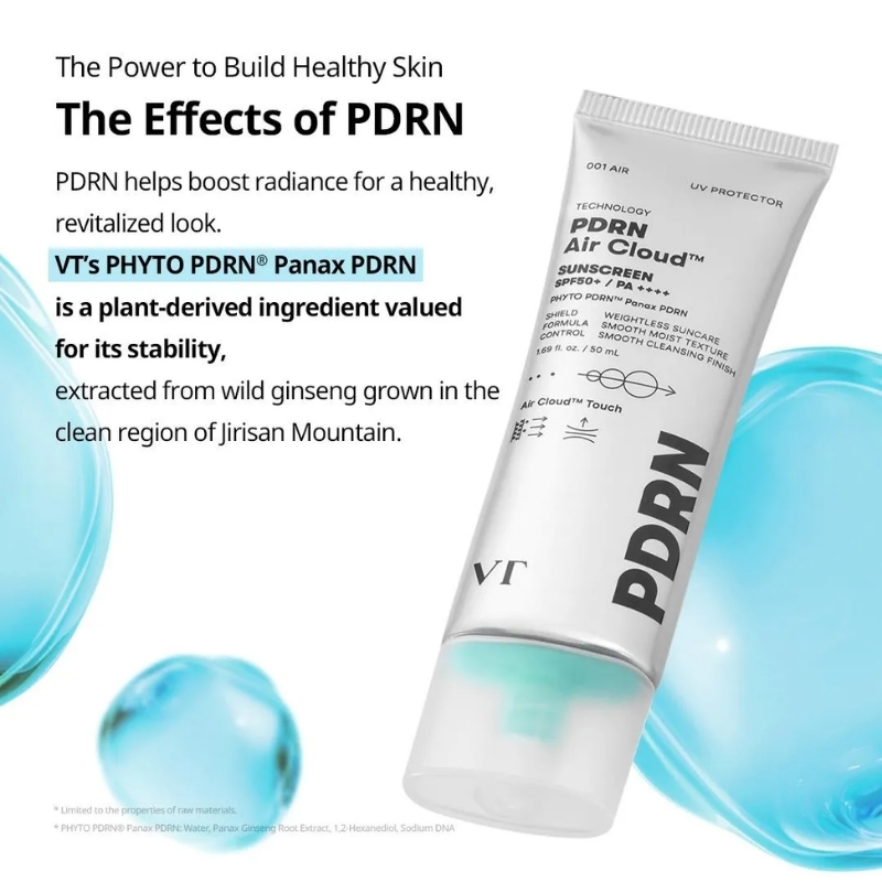 PDRN Air Cloud Sunscreen SPF50+ PA++++ (50ml) - Image 4
